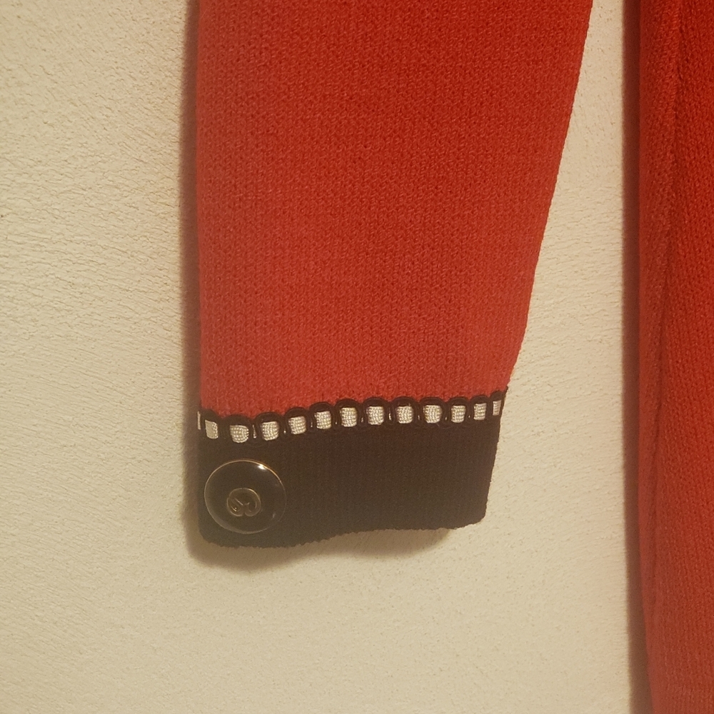 Red St John Knit Jacket - Picture 2 of 8